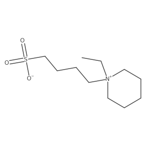 4-(1-Ethylpiperidin-1-ium-1-yl)butane-1-sulfonate结构式