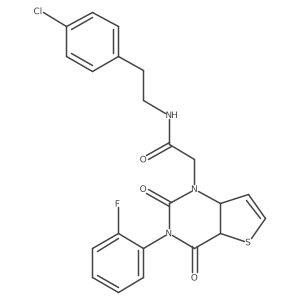 N-[2-(4-chlorophenyl)ethyl]-2-[3-(2-fluorophenyl)-2,4-dioxo-1H,2H,3H,4H-thieno[3,2-d]pyrimidin-1-yl]acetamide Structure