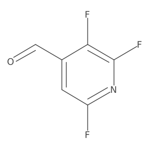 2,3,6-Trifluoropyridine-4-carbaldehyde结构式