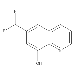 6-(Difluoromethyl)quinolin-8-ol结构式