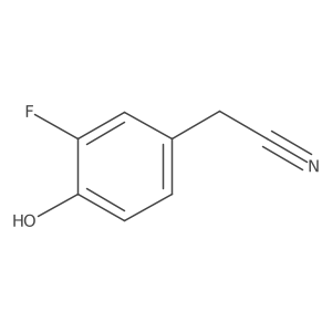 2-(3-Fluoro-4-hydroxyphenyl)acetonitrile结构式