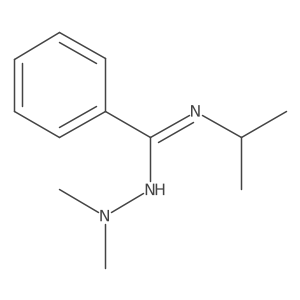 [C(Z)]-Na(2),Na(2)-Dimethyl-N-(1-methylethyl)benzenecarbohydrazonamide Structure