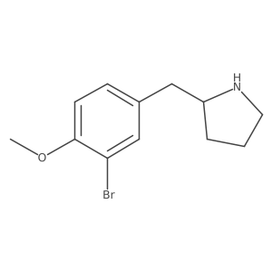 2-(3-Bromo-4-methoxybenzyl)pyrrolidine Structure
