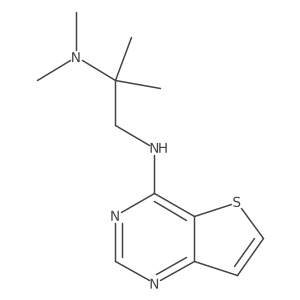 n2,n2,2-Trimethyl-n1-(thieno[3,2-d]pyrimidin-4-yl)propane-1,2-diamine Structure