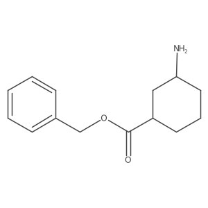 Benzyl 3-aminocyclohexane-1-carboxylate Structure
