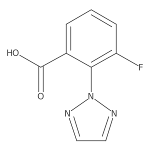 3-Fluoro-2-(2H-1,2,3-triazol-2-yl)benzoic acid结构式