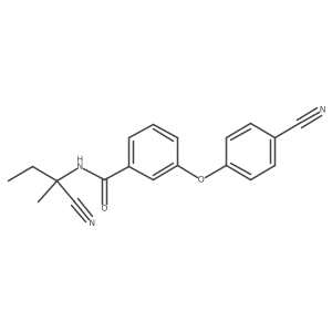 N-(1-cyano-1-methylpropyl)-3-(4-cyanophenoxy)benzamide Structure