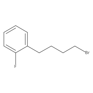1-(4-Bromobutyl)-2-fluorobenzene结构式