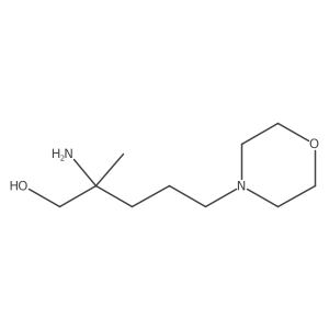 2-Amino-2-methyl-5-(morpholin-4-yl)pentan-1-ol结构式