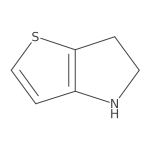 5,6-dihydro-4H-thieno[3,2-b]pyrrole结构式