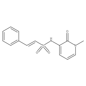 (E)-N-(1-methyl-2-oxopyridin-3-yl)-2-phenylethenesulfonamide Structure