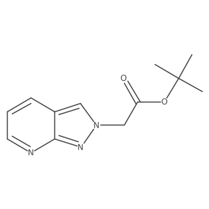 Tert-butyl 2-pyrazolo[3,4-b]pyridin-2-ylacetate结构式