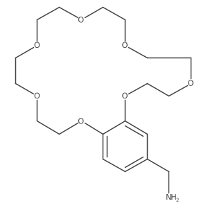 (2,3,5,6,8,9,11,12,14,15,17,18-Dodecahydrobenzo[b][1,4,7,10,13,16,19]heptaoxacyclohenicosin-21-yl)methanamine Structure
