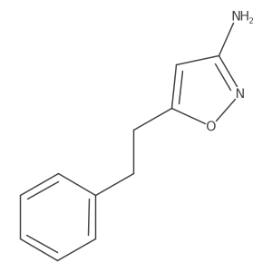 5-Phenethylisoxazol-3-amine结构式