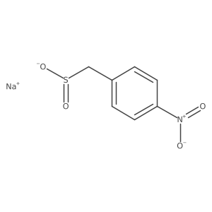 Sodium (4-nitrophenyl)methanesulfinate Structure