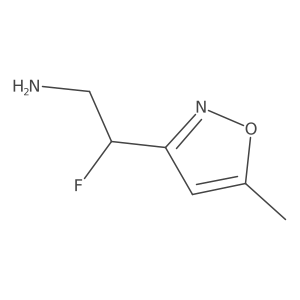 2-Fluoro-2-(5-methyl-1,2-oxazol-3-yl)ethan-1-amine Structure