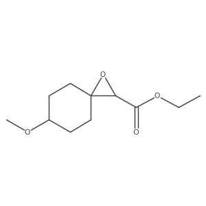 Ethyl 6-methoxy-1-oxaspiro[2.5]octane-2-carboxylate结构式