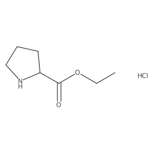 Ethyl pyrrolidine-2-carboxylate hydrochloride Structure