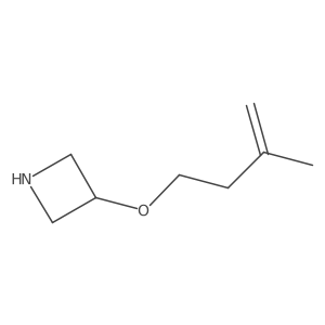 3-[(3-Methylbut-3-en-1-yl)oxy]azetidine Structure