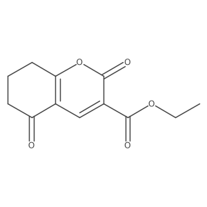 ethyl 2,5-dioxo-5,6,7,8-tetrahydro-2H-chromene-3-carboxylate结构式