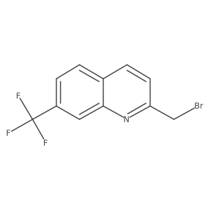 2-(Bromomethyl)-7-(trifluoromethyl)quinoline Structure