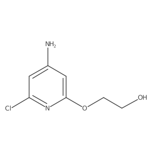 2-[(4-Amino-6-chloropyridin-2-yl)oxy]ethan-1-ol Structure