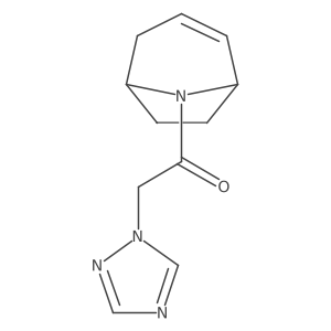 1-((1R,5S)-8-azabicyclo[3.2.1]oct-2-en-8-yl)-2-(1H-1,2,4-triazol-1-yl)ethanone Structure