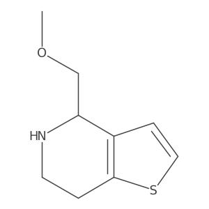 4-(Methoxymethyl)-4,5,6,7-tetrahydrothieno[3,2-c]pyridine Structure