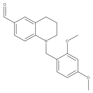 1-(2,4-Dimethoxybenzyl)-1,2,3,4-tetrahydroquinoline-6-carbaldehyde Structure