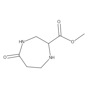 Methyl 5-oxo-1,4-diazepane-2-carboxylate结构式
