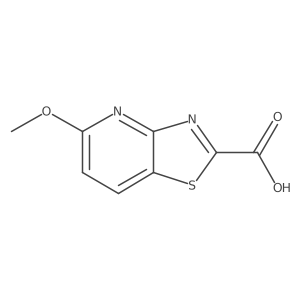5-Methoxythiazolo[4,5-b]pyridine-2-carboxylic acid结构式
