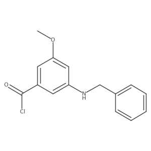 3-(Benzylamino)-5-methoxybenzoyl chloride结构式
