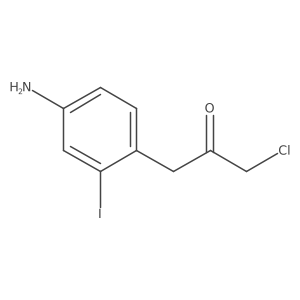 1-(4-Amino-2-iodophenyl)-3-chloropropan-2-one结构式