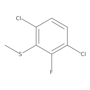 (3,6-Dichloro-2-fluorophenyl)(methyl)sulfane Structure