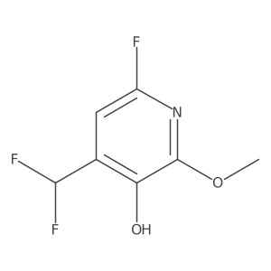 4-(Difluoromethyl)-6-fluoro-2-methoxypyridin-3-ol Structure