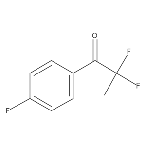 2,2-Difluoro-1-(4-fluorophenyl)propan-1-one Structure