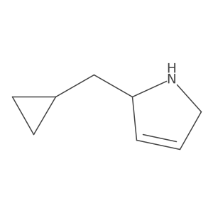 2-(cyclopropylmethyl)-2,5-dihydro-1H-pyrrole Structure