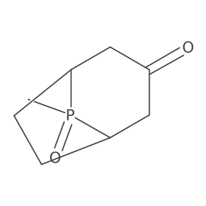 8-methyl-8-oxo-8lambda5-phosphabicyclo[3.2.1]octan-3-one结构式