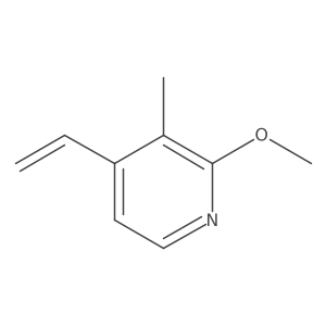 2-Methoxy-3-methyl-4-vinylpyridine Structure