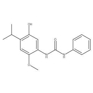 1-(5-Hydroxy-4-isopropyl-2-methoxyphenyl)-3-phenylurea Structure