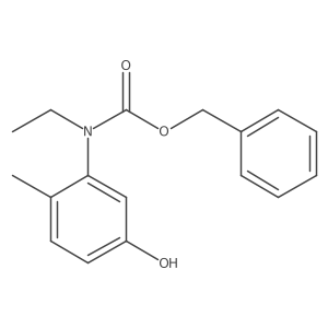 benzyl N-ethyl-N-(5-hydroxy-2-methyl-phenyl)carbamate结构式