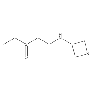 N-(2-(Ethylsulfinyl)ethyl)thietan-3-amine Structure