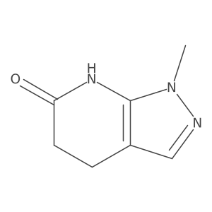 1-Methyl-4,5-dihydro-1H-pyrazolo[3,4-b]pyridin-6(7H)-one Structure