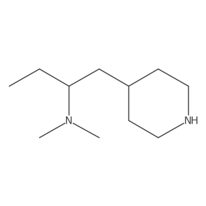Dimethyl[1-(piperidin-4-yl)butan-2-yl]amine结构式