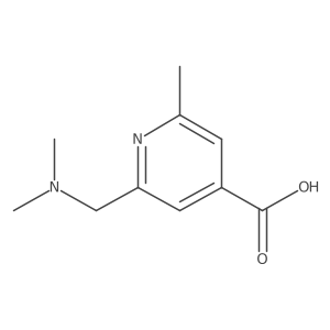 2-((Dimethylamino)methyl)-6-methylisonicotinic acid结构式