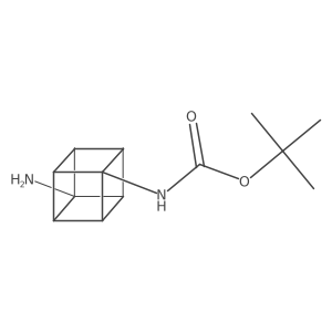 tert-Butyl (4-aminocuban-1-yl)carbamate Structure