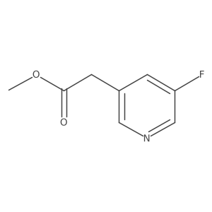 Methyl 2-(5-fluoropyridin-3-yl)acetate结构式