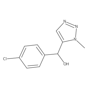 (4-Chlorophenyl)(1-methyl-1H-1,2,3-triazol-5-yl)methanol Structure