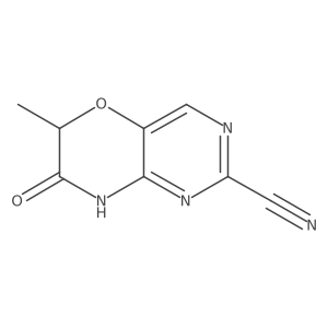6-Methyl-7-oxo-7,8-dihydro-6H-pyrimido[5,4-b][1,4]oxazine-2-carbonitrile Structure