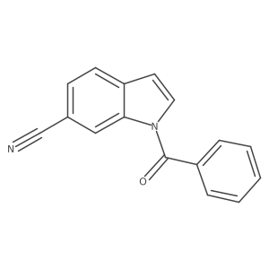1-(phenylcarbonyl)-1H-indole-6-carbonitrile Structure